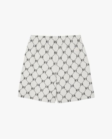  MLB - Unisex Jacquard Dia Monogram Wide-Leg Shorts 