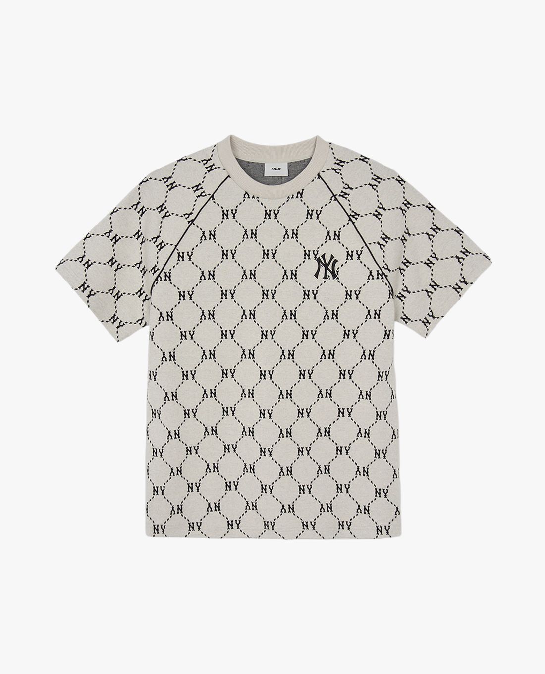 MLB - Unisex Jacquard Dia Monogram Short-Sleeve Crewneck T-Shirt