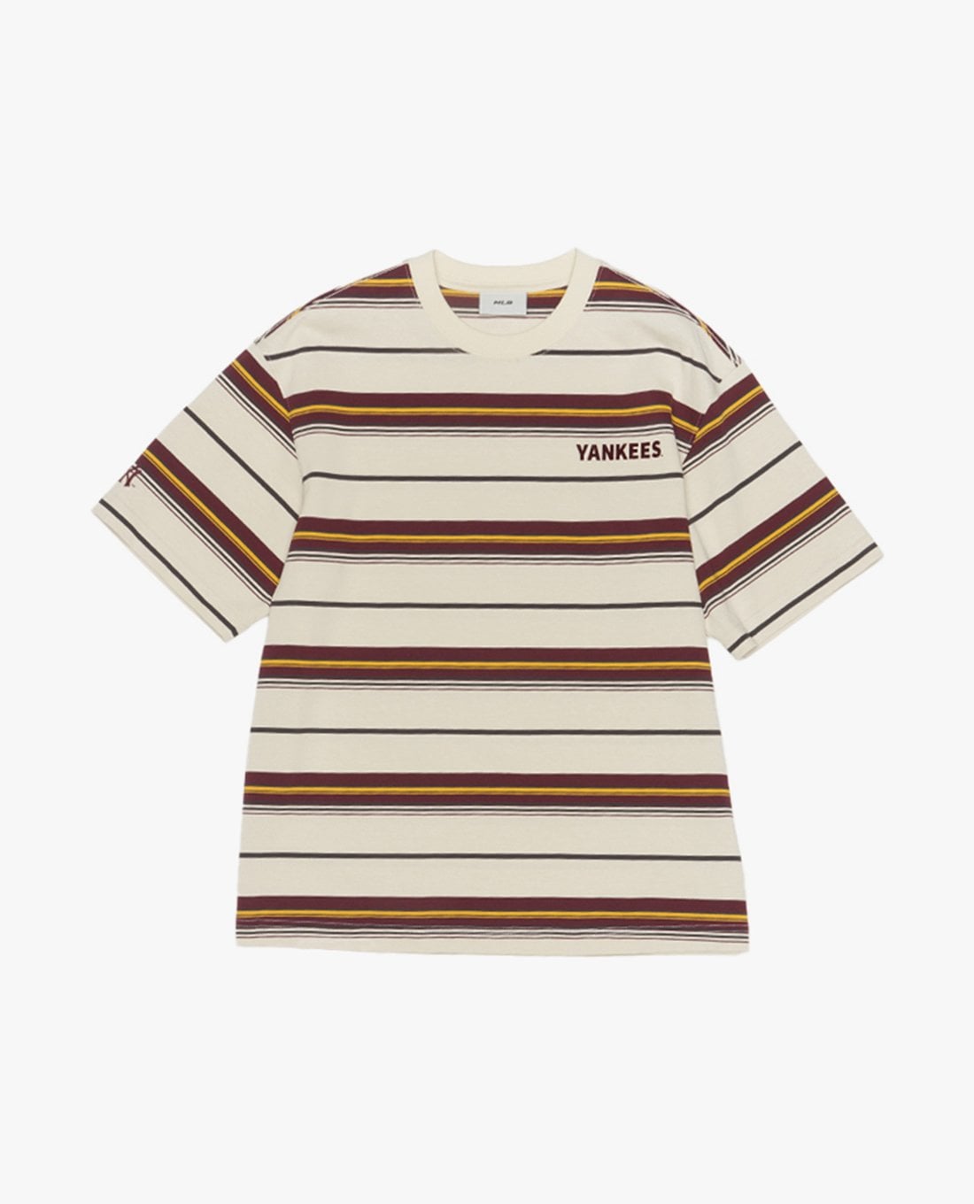 MLB - Unisex Horizontal Striped Short Sleeve T Shirt