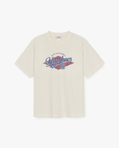  MLB - Unisex Varsity Vintage Short-Sleeve Crewneck T-Shirt 