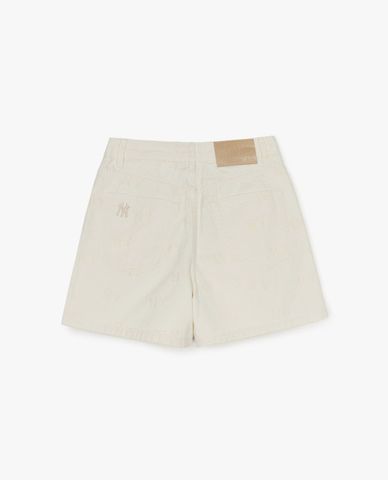  MLB - Women's Classic Random Jacquard Monogram Jean Shorts 