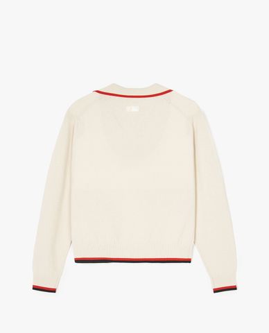  MLB - Women’s Long-Sleeve Sweater Varsity Slit Collar 