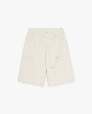  MLB - Men's Diagram Monogram Embossed Denim Shorts 