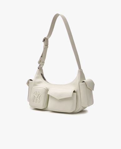  MLB - Women's Rectangle Shoulder Bag Multi Pocket Cargo 