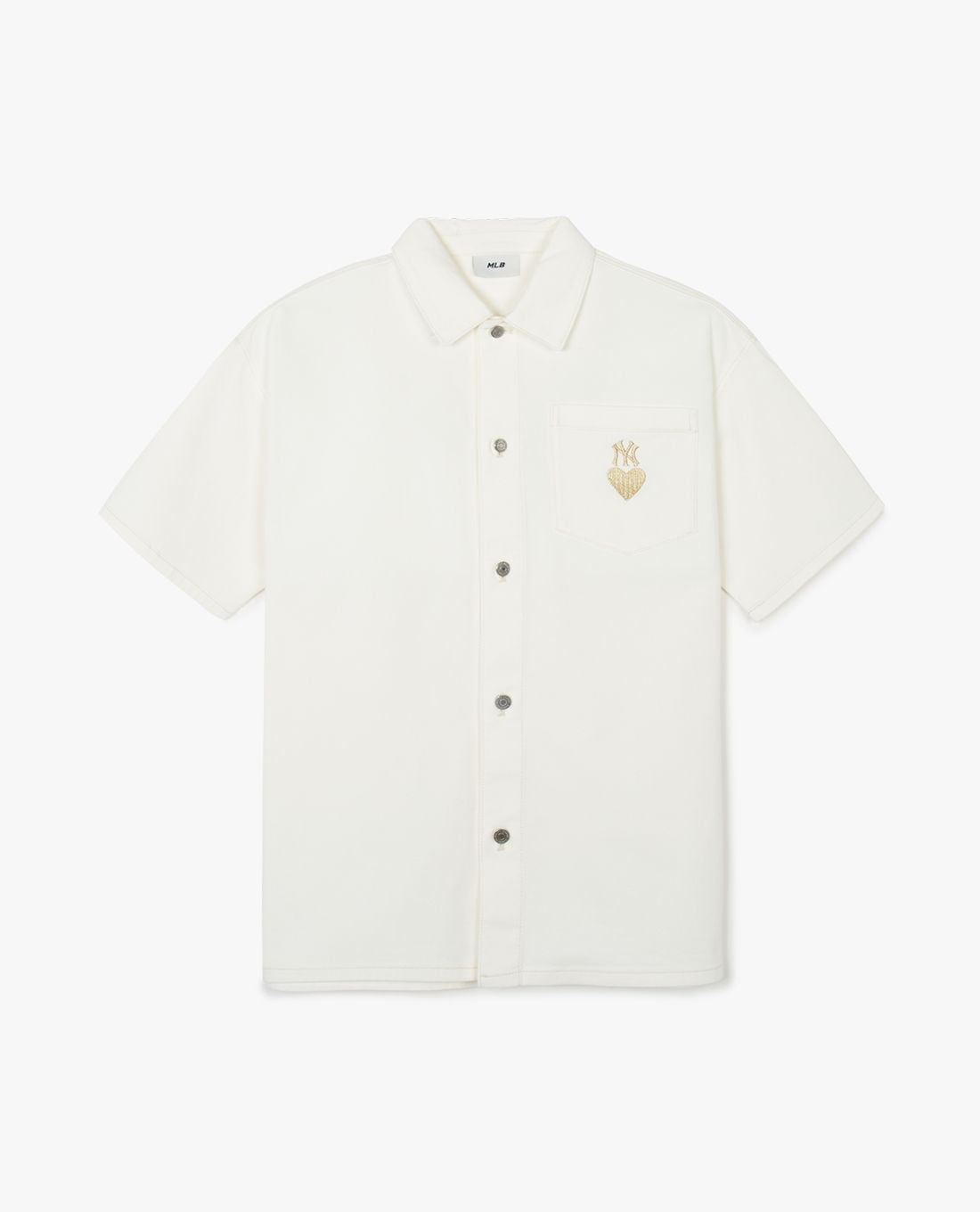 MLB - Unisex Denim Shirt Heart Logo