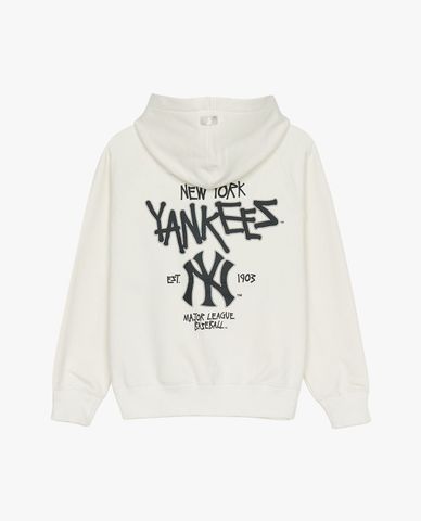  MLB - Unisex Basic Back Lettering Graphic Hoodie 