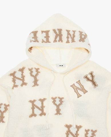  MLB - Unisex Monogram New York Yankees Hoodie 