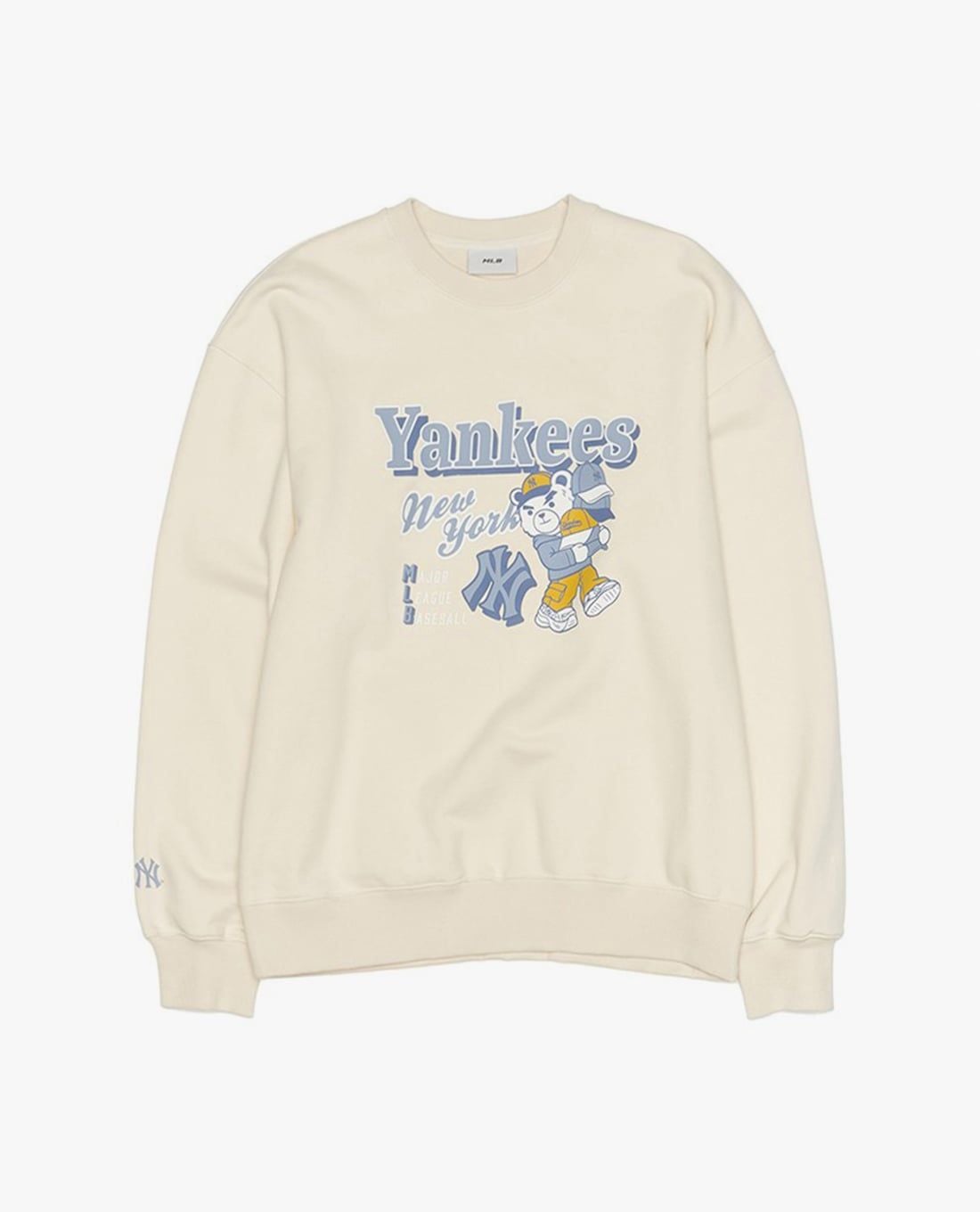 MLB - Unisex Round Neck Long Sleeve Sweatshirt Mega Bear Series