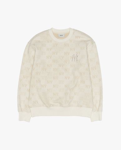  MLB - Unisex Round Neck Long Sleeve New York Yankees Sweatshirt 