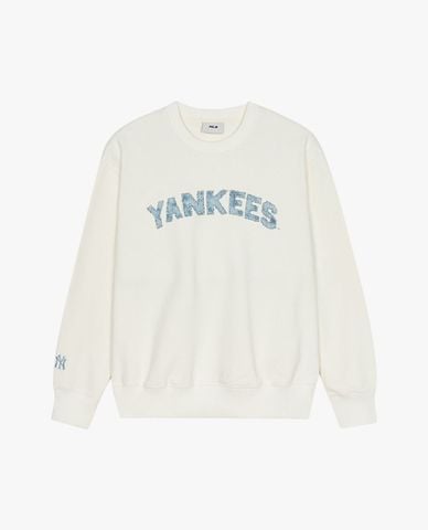  MLB - Unisex Monogram Lettering Big Luxe Sweatshirt 