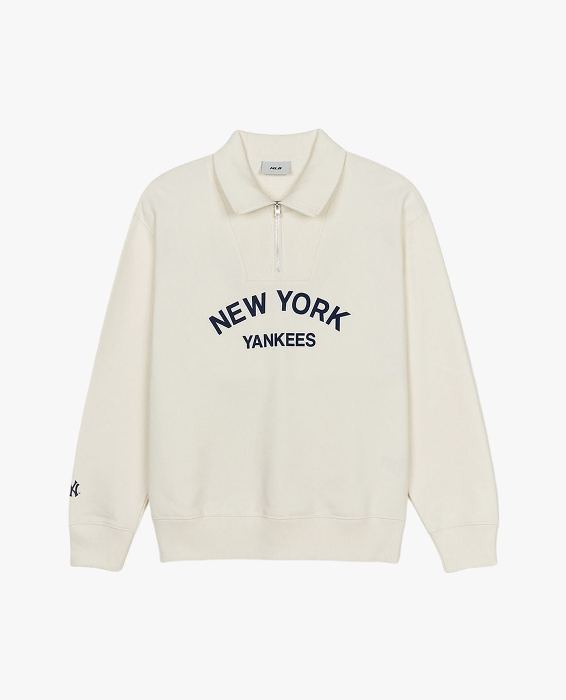 MLB - Unisex Varsity Lettering Long-Sleeve Collared Sweatshirt