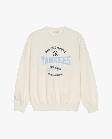  MLB - Unisex Round-Neck Long-Sleeved College T Varsity Sweatshirt 