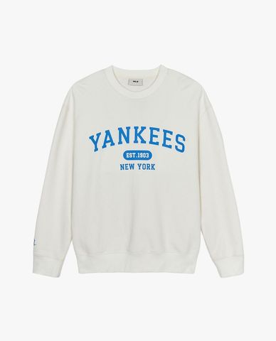  MLB - Unisex Varsity Over Fit Long-Sleeved Crewneck Sweatshirt 