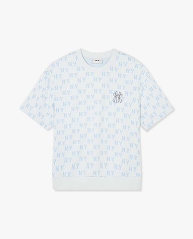  MLB - Unisex Short Sleeve Crew Neck T-Shirt Monogram Series 