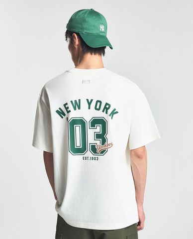 MLB - Unisex Varsity Crewneck Short-Sleeve T-shirt 