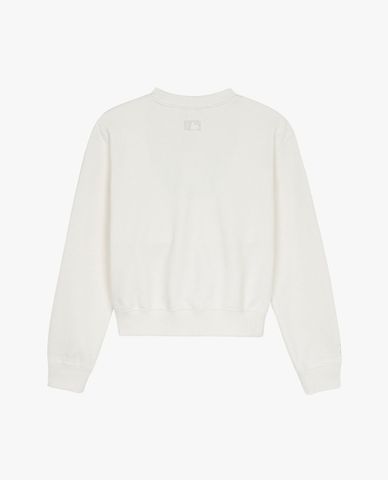  MLB - Women's Floral Print Long-Sleeved Crewneck Sweatshirt 