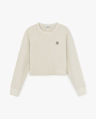  MLB - Women's Varsity Vintage Crew Neck Long Sleeve Sweatshirt 