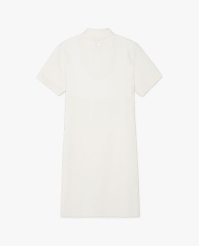  MLB - Women's Heart Piqué Mini Polo Dress with Short Sleeves and Collar 