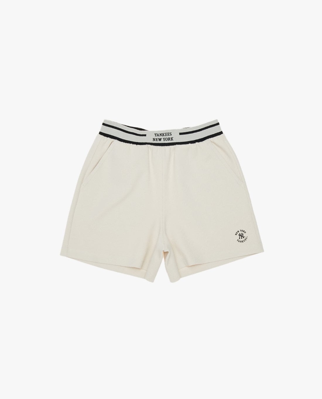 MLB - Women's Short Shorts With Striped Elastic Waistband