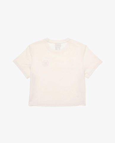  MLB – Women’s Short Sleeve Crew Neck Crop Top Basic Small Logo 