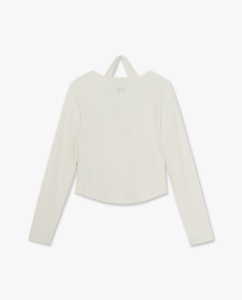  MLB - Women Basic Layered Round Neck Blouse 