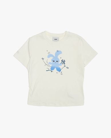  MLB - Women Printed Crew Neck Croptop 