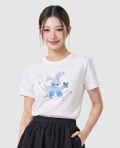  MLB - Women Printed Crew Neck Croptop 