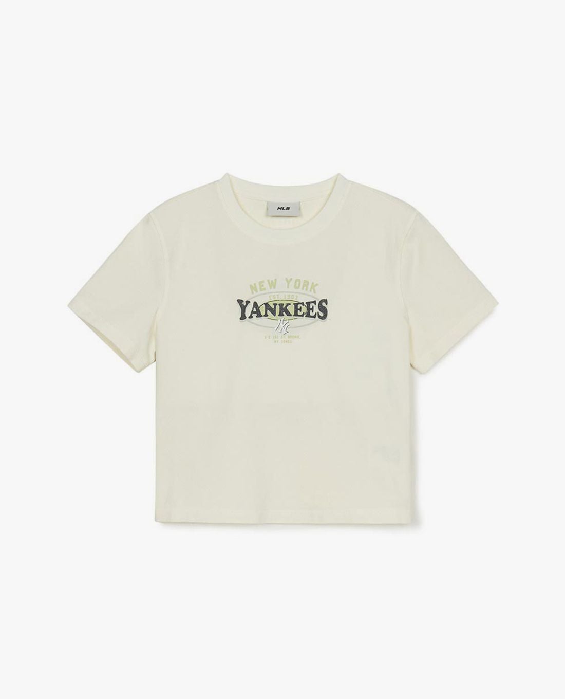 MLB - Women's Varsity Washing Vintage Short-Sleeve Crewneck Croptop