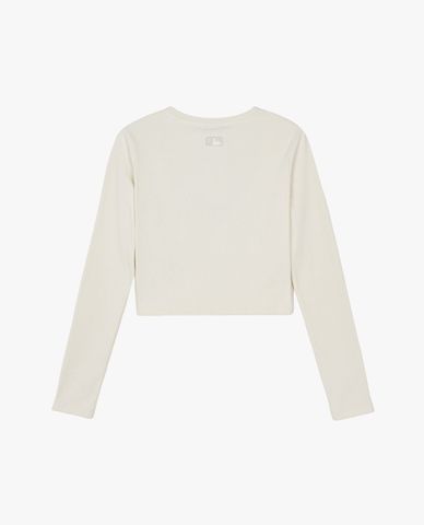  MLB - Women's Long Sleeve Croptop Varsity 