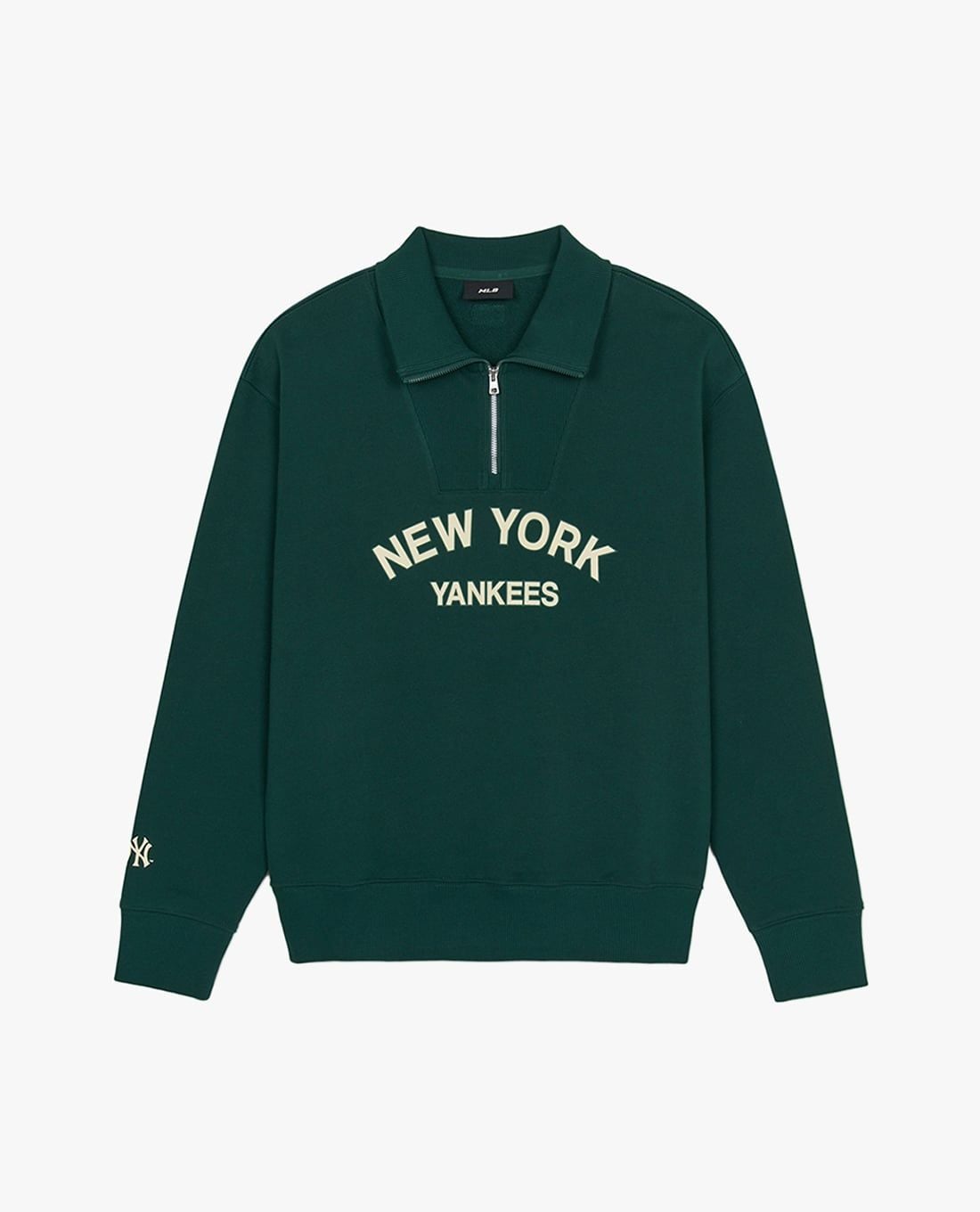 MLB - Unisex Varsity Lettering Long-Sleeve Collared Sweatshirt