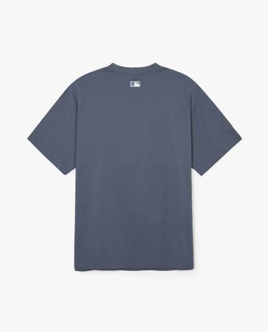  MLB - Unisex Round Neck Short Sleeve T-Shirt Megabear Overfit 