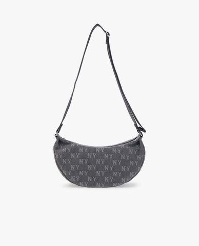  MLB - Women's Classic Jacquard Denim Monogram Shoulder Bag 