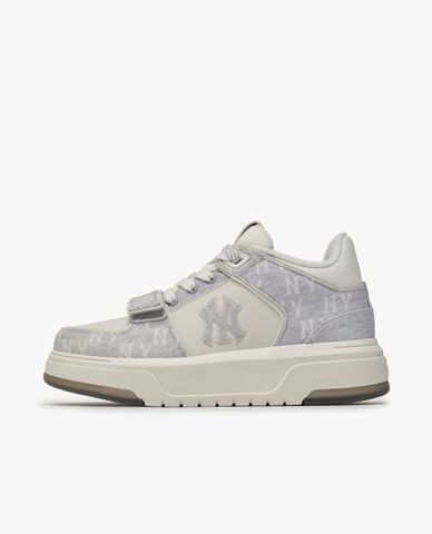  MLB - Unisex Chunky Liner Denim Monogram Low Top Sneakers 