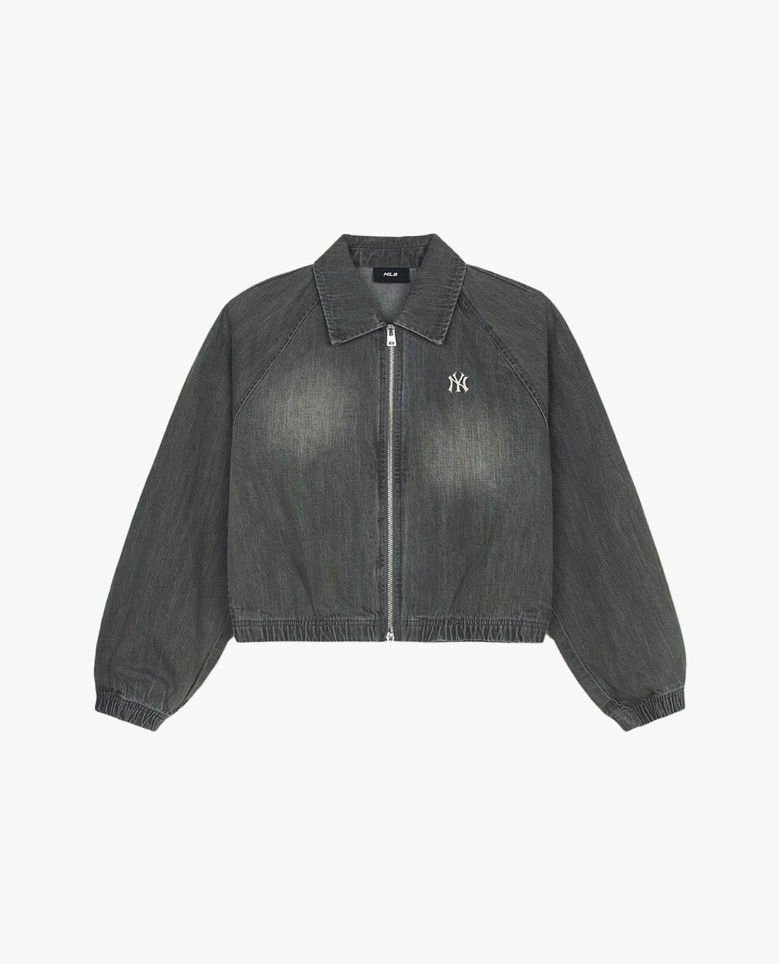 MLB - Women's Varsity Cropped Denim Jacket