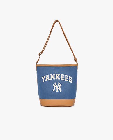  MLB - Women's Shoulder Bag Varsity Basic Canvas Bucket 