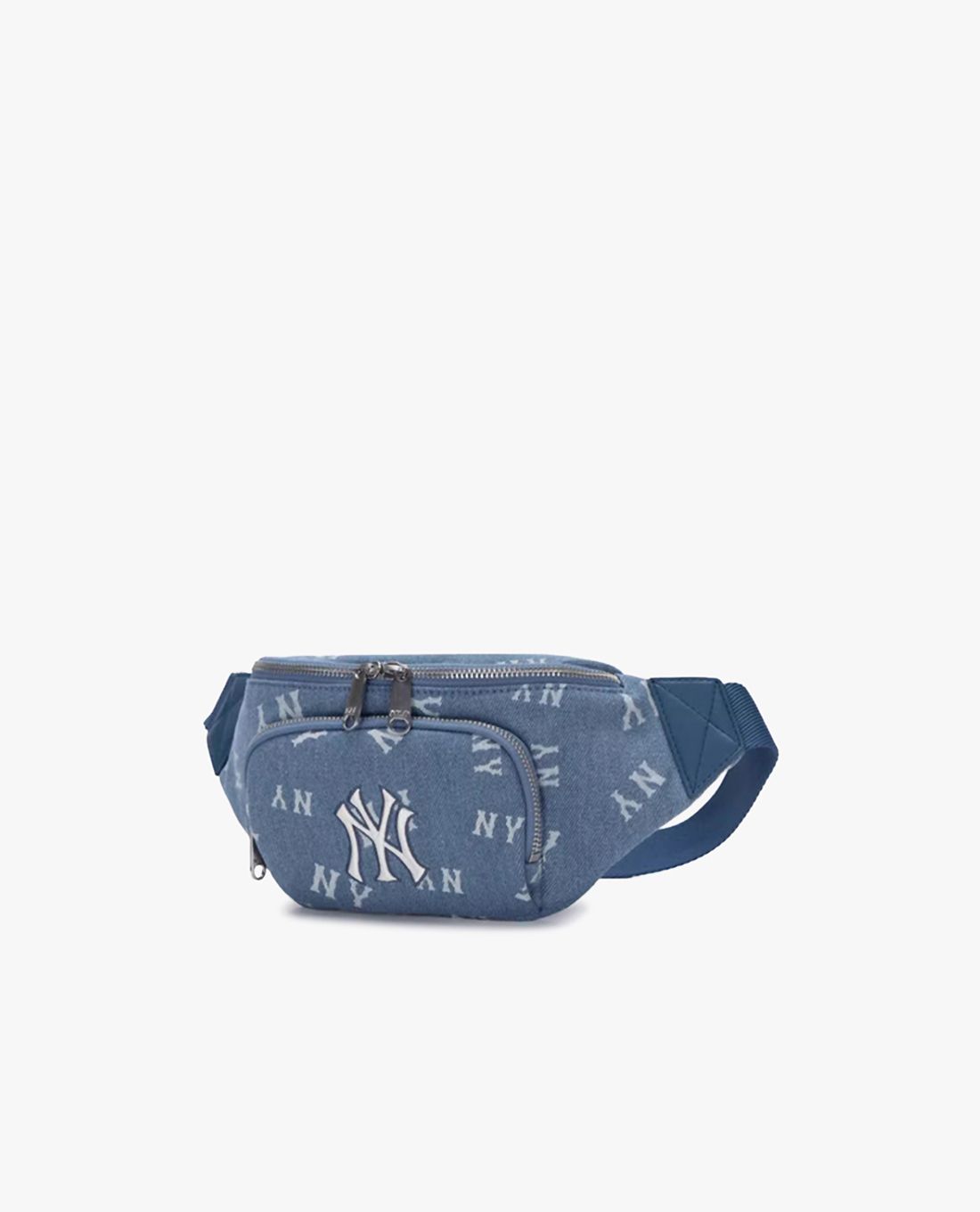 MLB – Unisex Denim Monogram New York Yankees Belt Bag