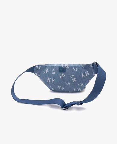  MLB – Unisex Denim Monogram New York Yankees Belt Bag 