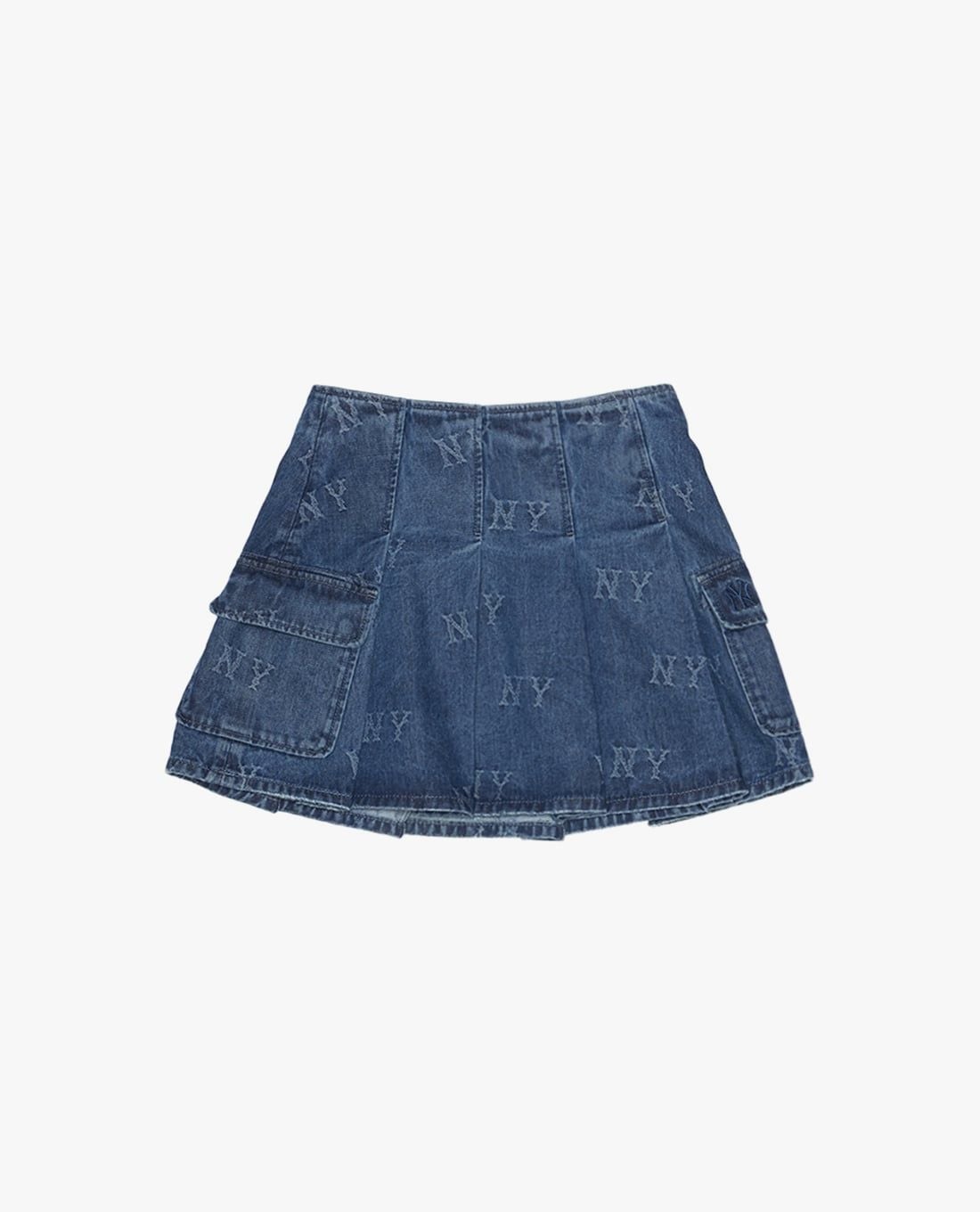 MLB - Women's Denim Mini Skirt With Pockets