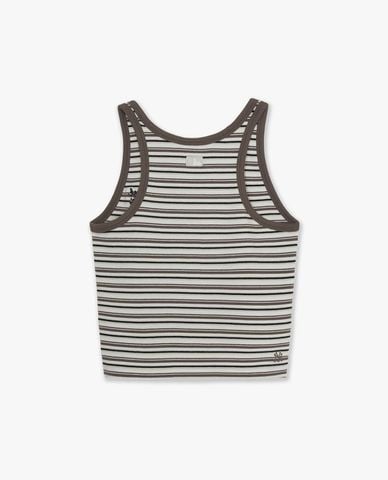  MLB - Women Striped Croptop Tank Top 