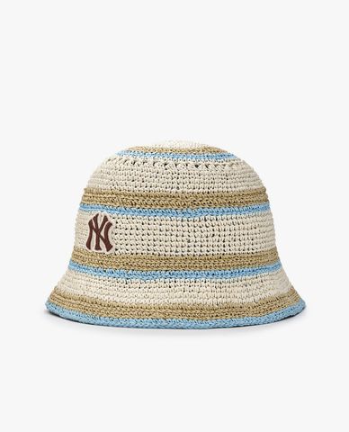 MLB - Unisex Knit Striped Summer Bucket Hat 