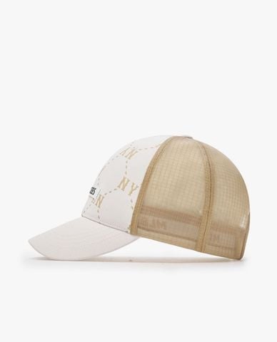  MLB - Unisex Diamond Monogram Sporty Mesh Baseball Cap 