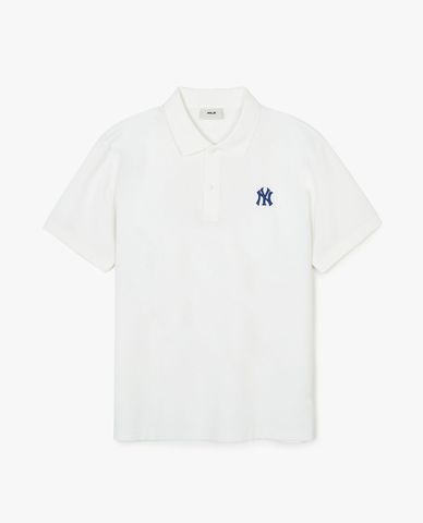  MLB - Unisex Short-Sleeve Polo Basic Comfortable Fit Kara 