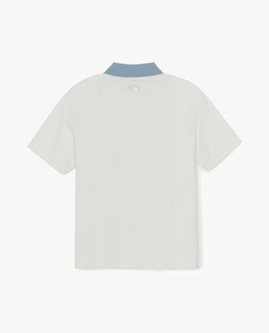  MLB - Unisex Basic Small Letter Polo Shirt 