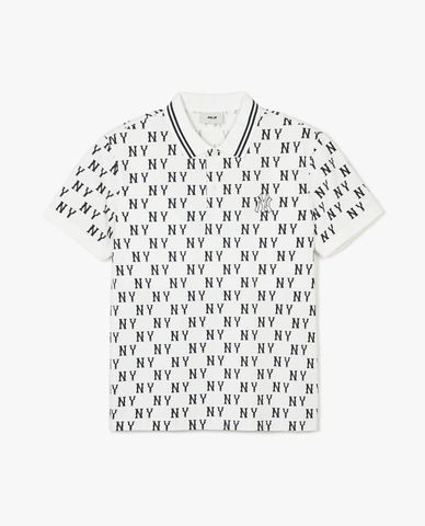  MLB - Unisex Short-Sleeve Polo Classic Monogram Plate Pattern Kara 