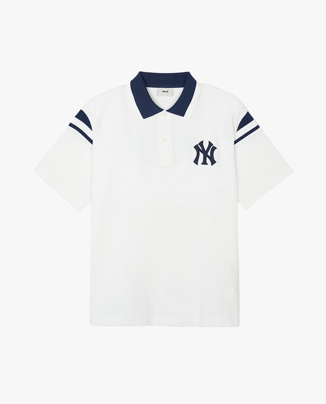 MLB - Unisex Varsity Shoulder Color Overfit Kara Short-Sleeve Polo Shirt