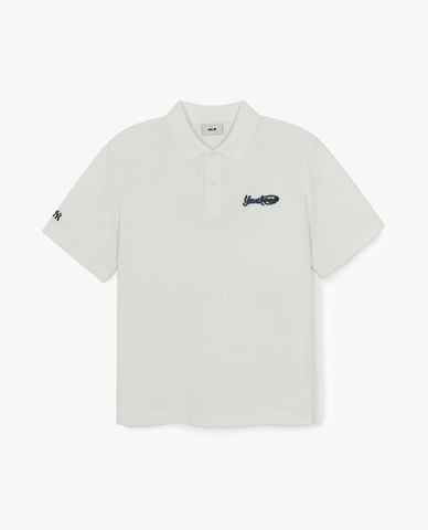  MLB - Unisex Varsity Small Cursive Polo Shirt 