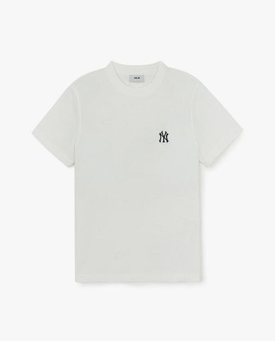  MLB - Unisex Basic Logo Round Neck Short Sleeve T-Shirt 