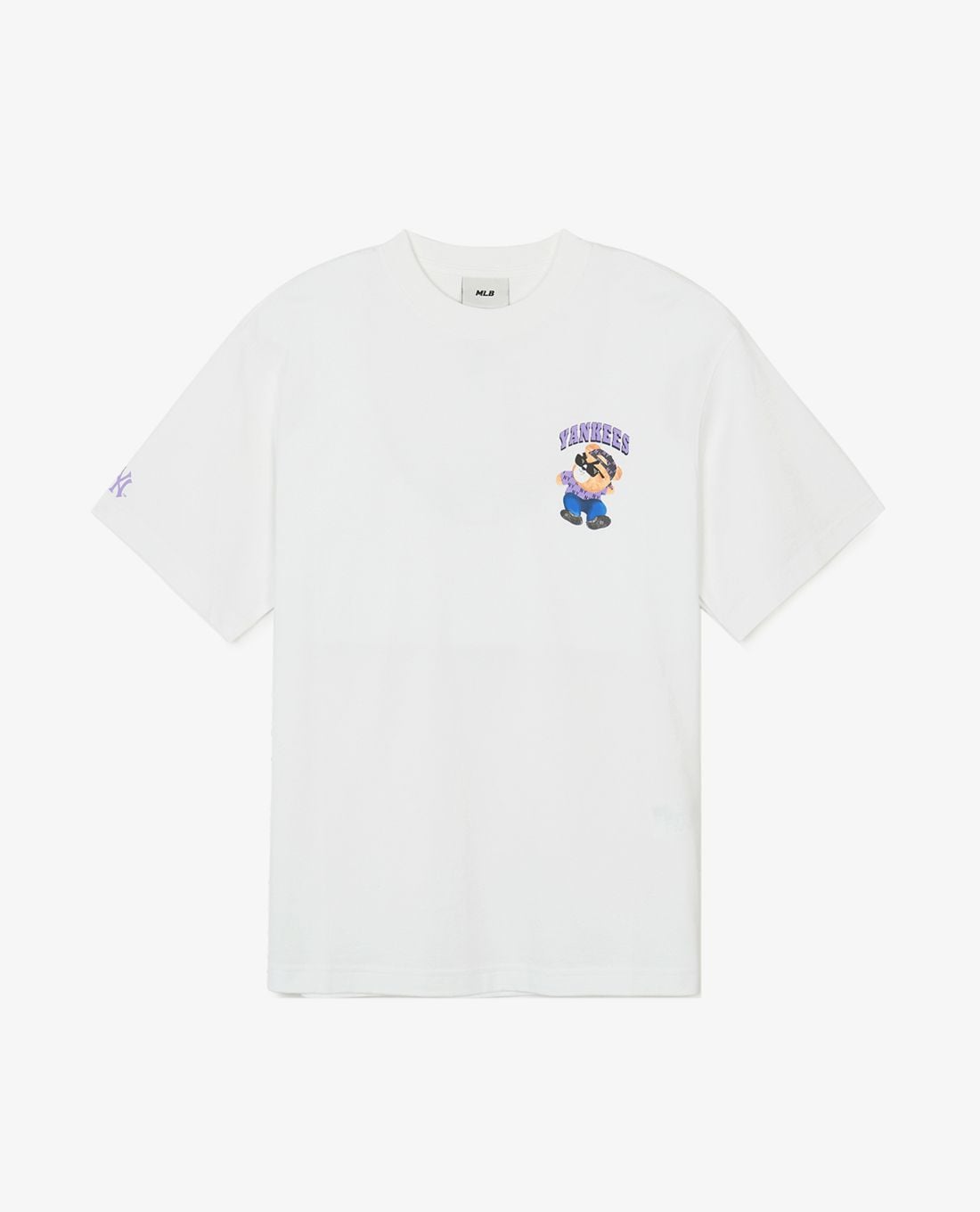 MLB - Unisex Round Neck Short Sleeve T-Shirt Varsity Mega Bear Overfit