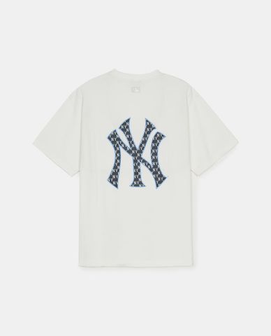  MLB - Unisex Classic Monogram Big Lux Round-Neck Short-Sleeve T-Shirt 