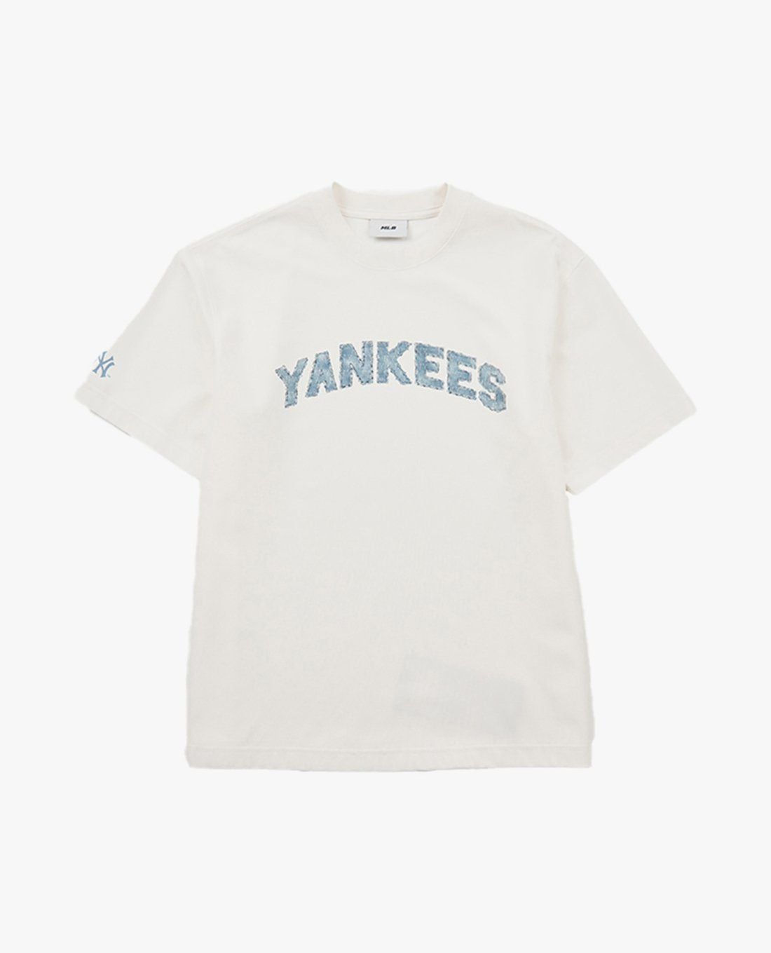 MLB - Unisex Denim-Like Lettering Monogram T-Shirt